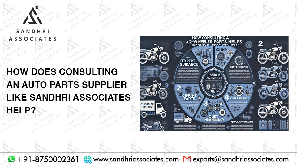 How does consulting an Auto Parts Supplier like Sandhri Associates help?