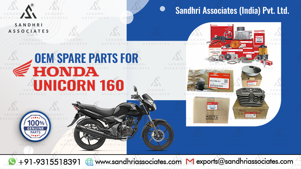 OEM Spare Parts for Honda Unicorn 160 – Sandhri Associates