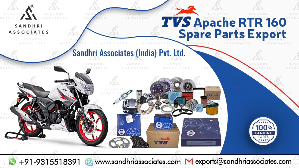 TVS Apache RTR 160 Spare Parts Export | Sandhri Associates