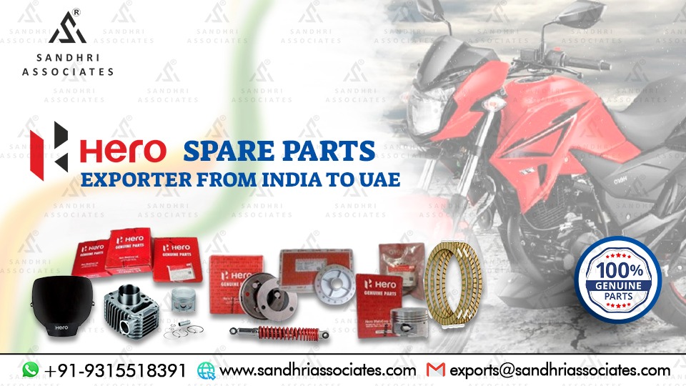 Buy 100% Genuine Hero Spare Parts – Exported from India to UAE