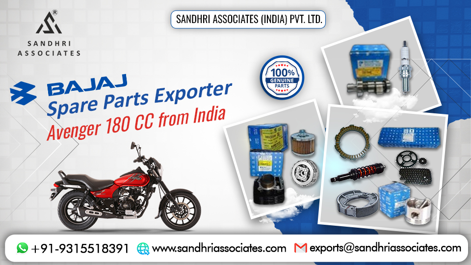 Bajaj Spare Parts Exporter – Avenger 180 CC from India