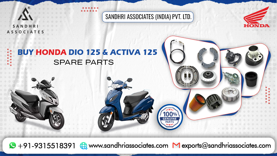 Buy Honda Dio 125 & Activa 125 Spare Parts from Sandhri Associates