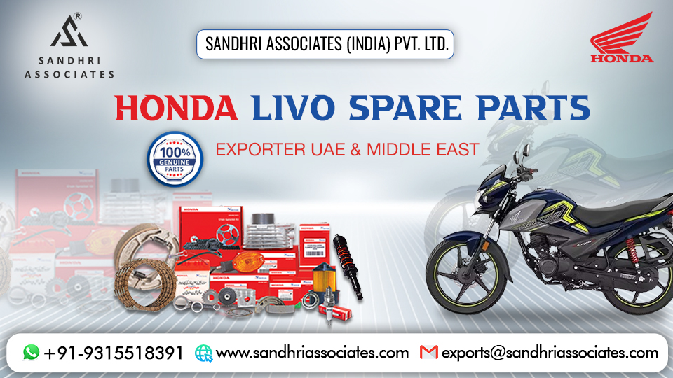 Honda Livo – Bulk Spare Parts Exported from India to UAE & Middle East