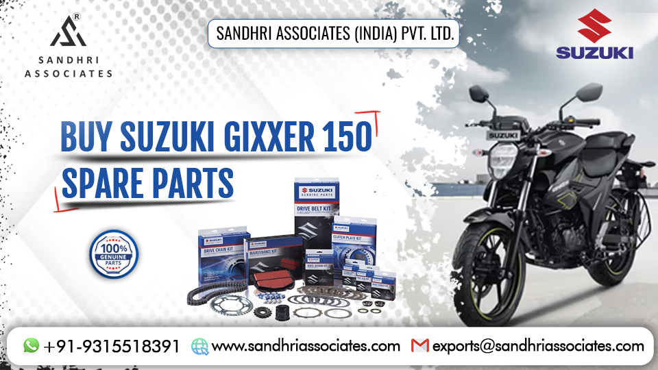 Buy Suzuki Gixxer 150 Spare Parts from Sandhri Associates