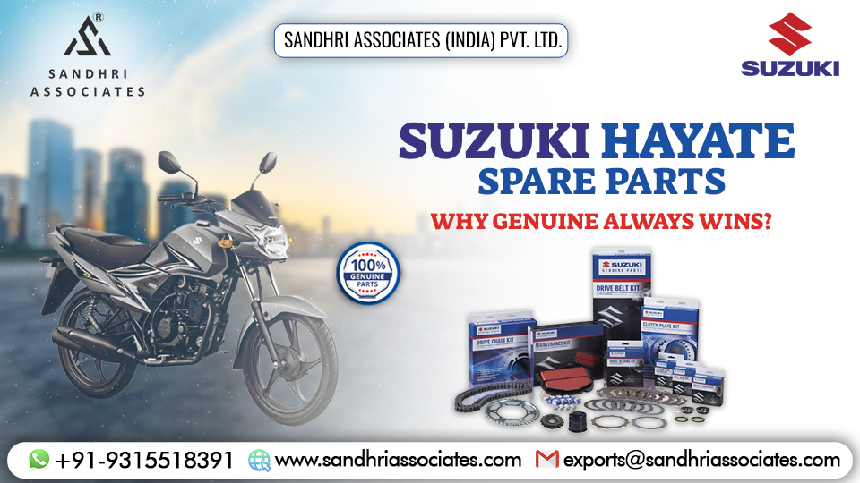 Suzuki Hayate Spare Parts – Why Genuine Always Wins?