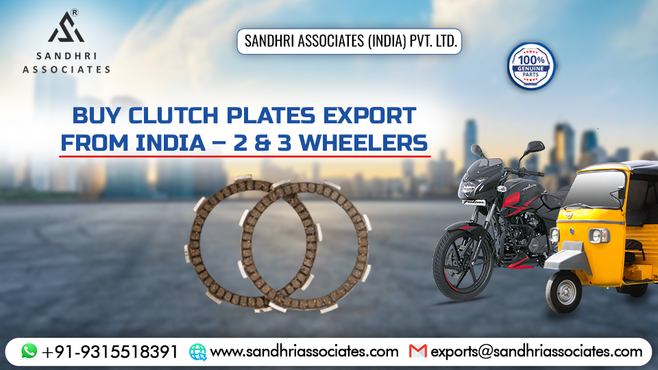 Buy Clutch Plates Export from India – 2 & 3-Wheelers
