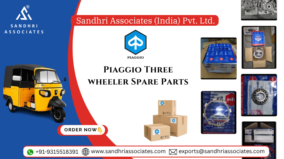 Piaggio three wheeler spare parts exporter