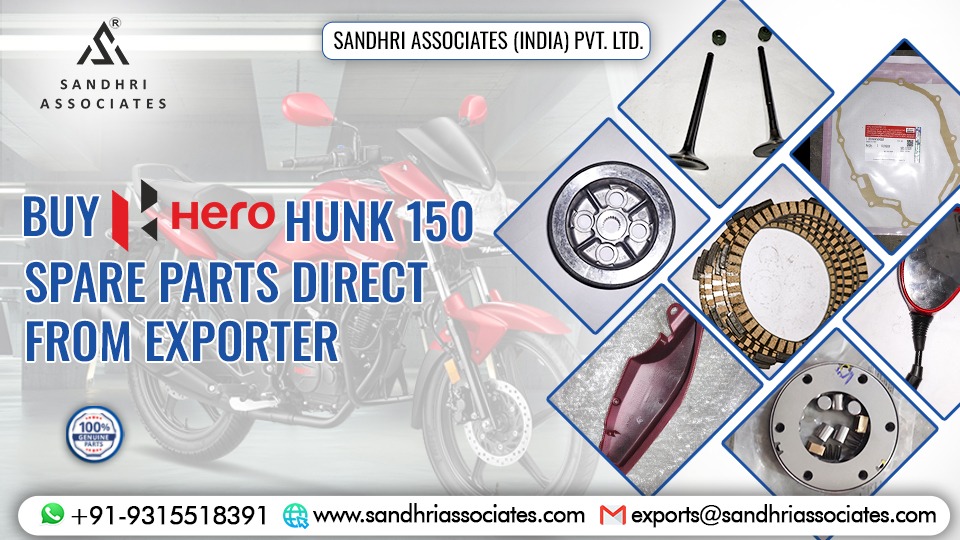 Hero Hunk 150 Spare Parts Bulk Supplier in India