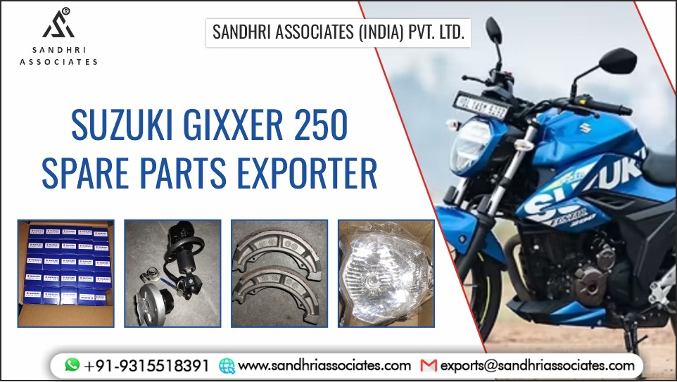 Suzuki Gixxer 250 Spare Parts Bulk Supplier & Exporter India