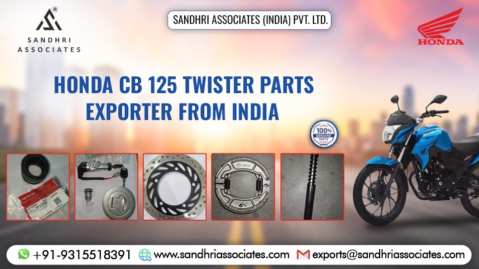 Honda CB 125 Twister parts exporter India