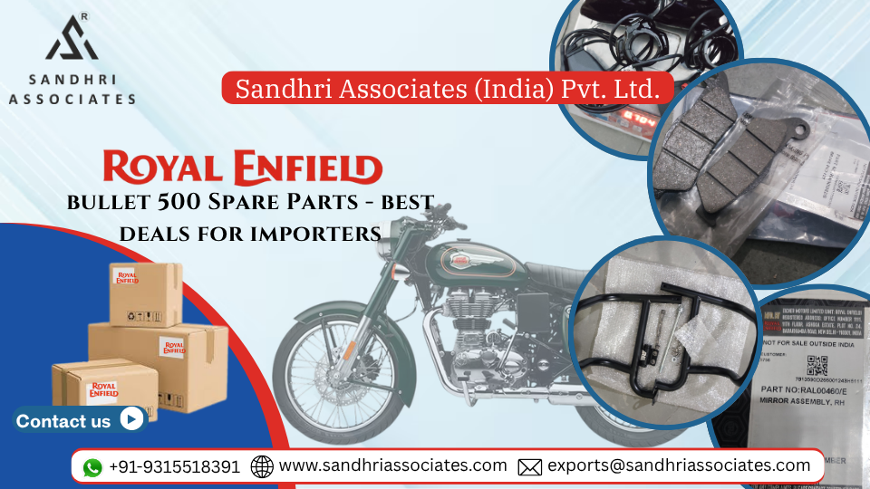 Royal Enfield Bullet 500 motorcycle spare parts collection