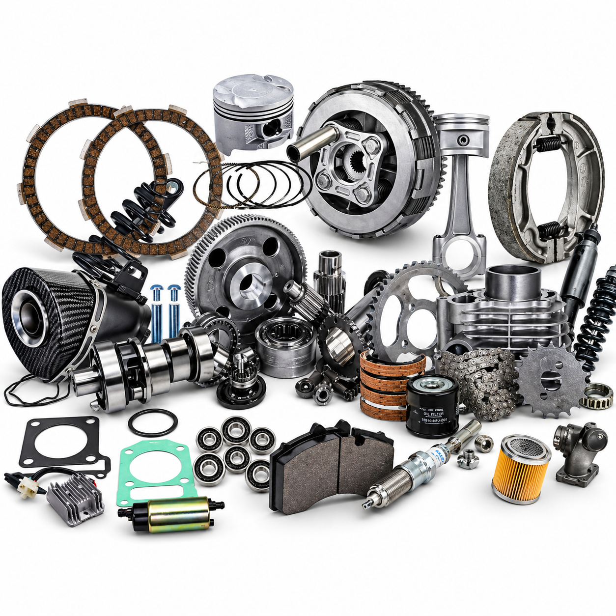 TVS Apache RTR 180 Spare Parts Engine Components Clutch Plates Brake Pads Bulk Supplier India