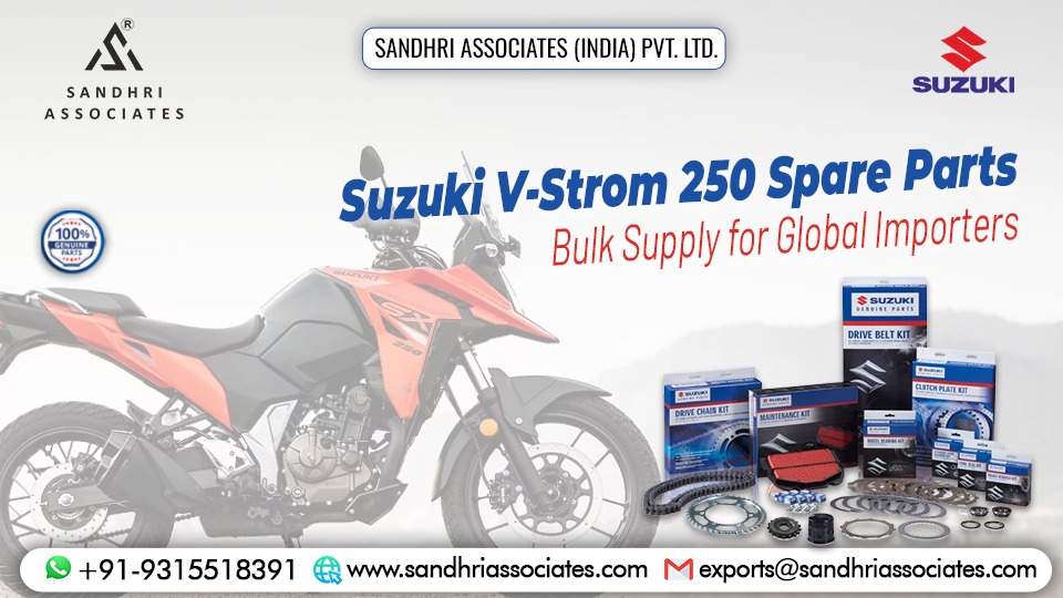 Suzuki V-Strom 250 Spare Parts Bulk Supplier & Exporter India