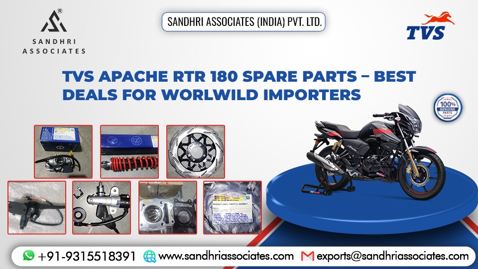 TVS Apache RTR 180 parts exporter India