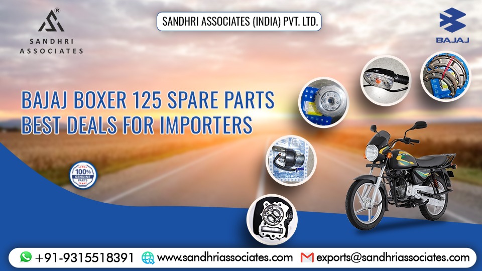 Bajaj Boxer 125 Spare Parts Engine Components Clutch Plates Brake Shoes Bulk Supplier India