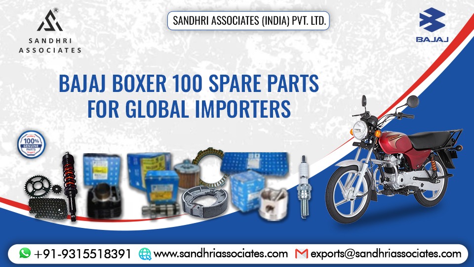 Bajaj Boxer 100 Spare Parts Engine Components Brake Shoe Clutch Plates Bulk Supplier India