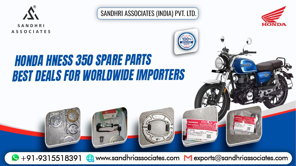 Honda Hness Spare Parts Engine Components Brake Parts Clutch Plates Bulk Supplier India