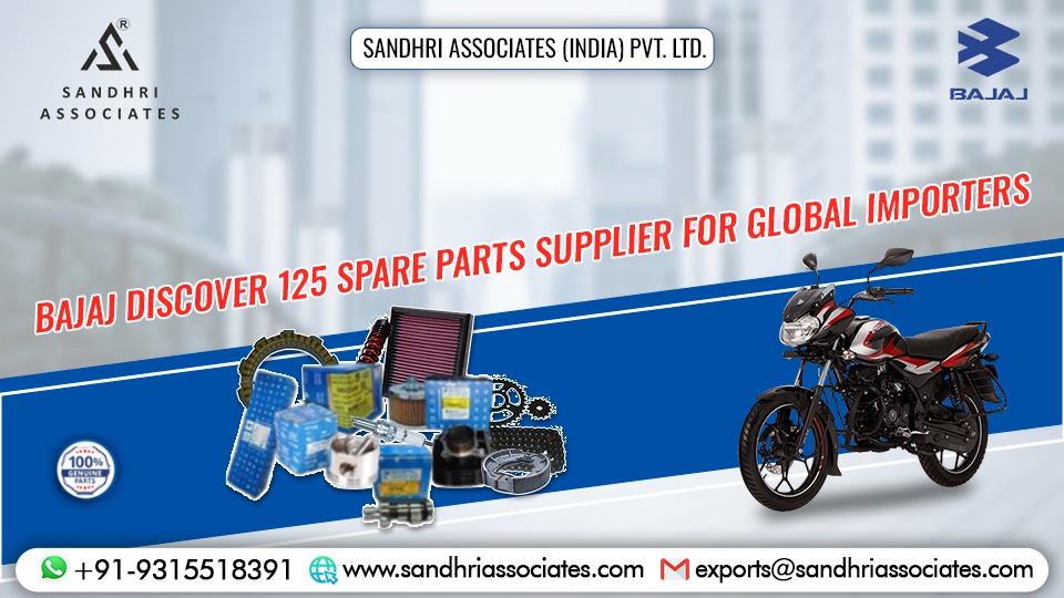 Bajaj Discover 125 Spare Parts Engine Components Brake Parts Clutch Plates Motorcycle Parts Supplier India